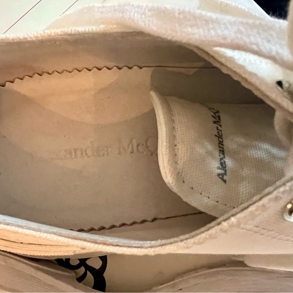 Alexander McQueen White Women's Sneakers - Picture 6 of 7